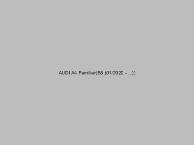 Enganches económicos para AUDI A4 Familiar(B8 (01/2020 - ...))